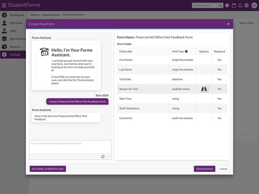 Create Forms with Ease