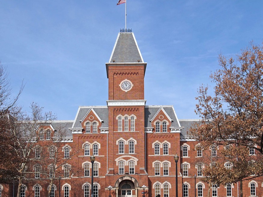 Building on college campus